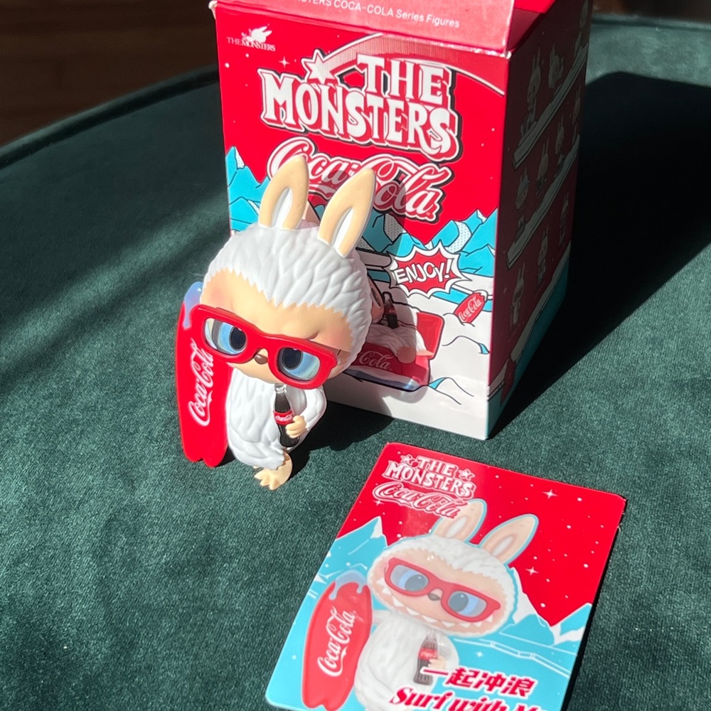 Pop Mart The Monsters Coca Cola Labubu Action Figure